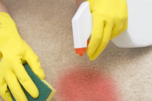 Professional cleaners working in a TW8 home near Brentford