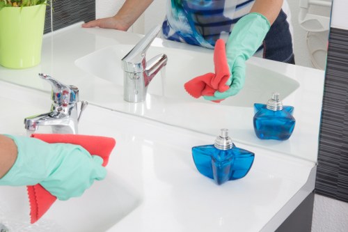 Cleaning equipment used for carpet care in a TW8 property