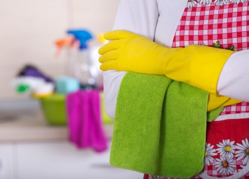 Close-up of fabric chair cleaning service in TW8