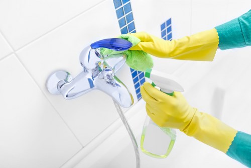 A local office cleaning team servicing a workspace in Brentford TW8