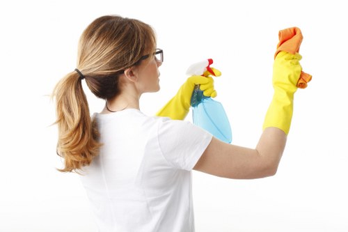 After builders cleaning for renovated TW8 spaces